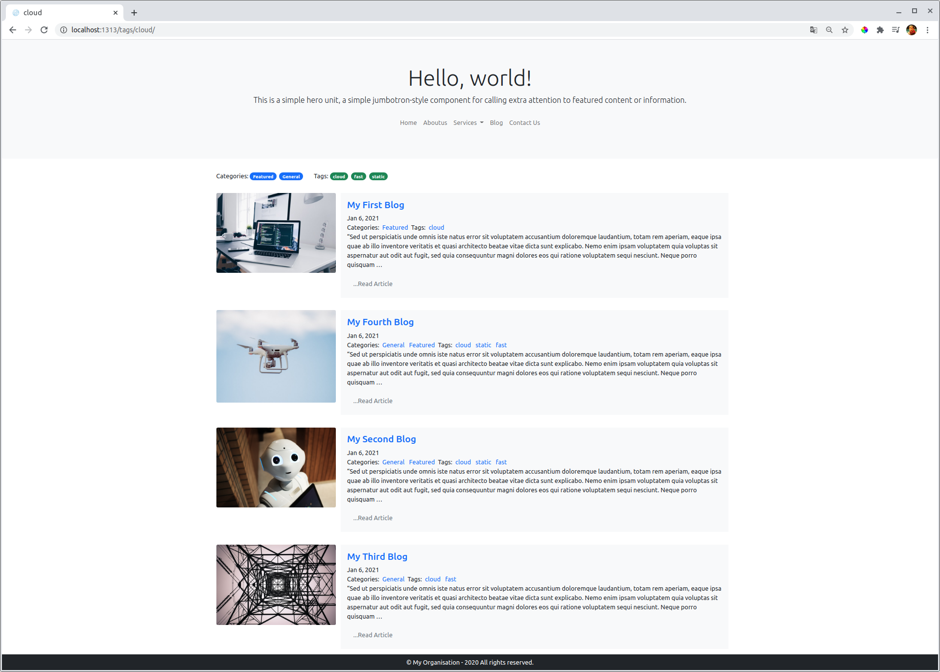 Blog List View